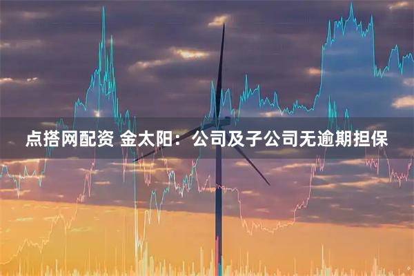 点搭网配资 金太阳：公司及子公司无逾期担保