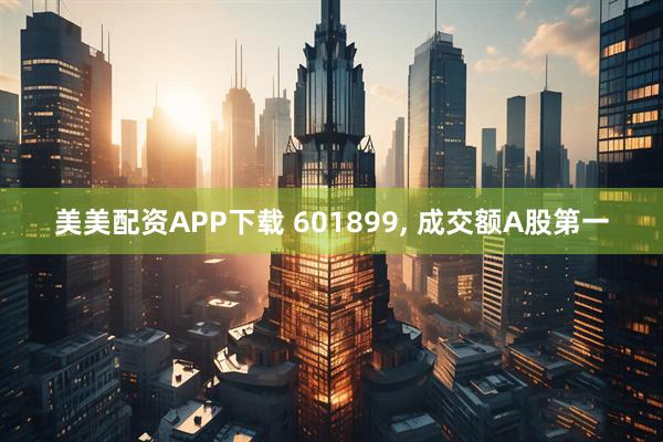 美美配资APP下载 601899, 成交额A股第一